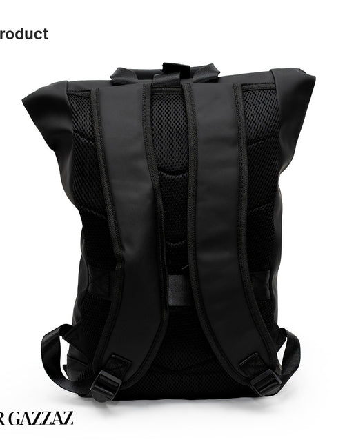 Load image into Gallery viewer, Amr Gazzaz Black Backpack
