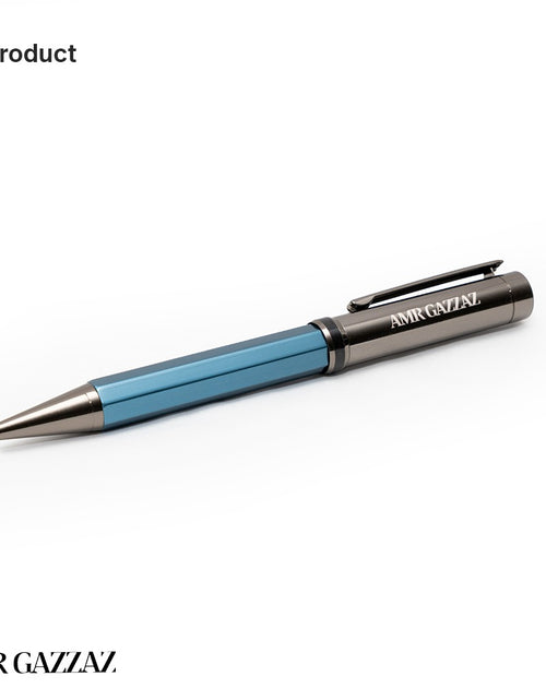 Load image into Gallery viewer, Amr Gazzaz classic Pen Light Blue
