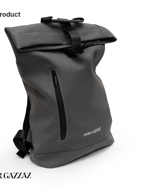 تحميل الصورة إلى عارض المعرض، Amr Gazzaz Signature Grey Backpack
