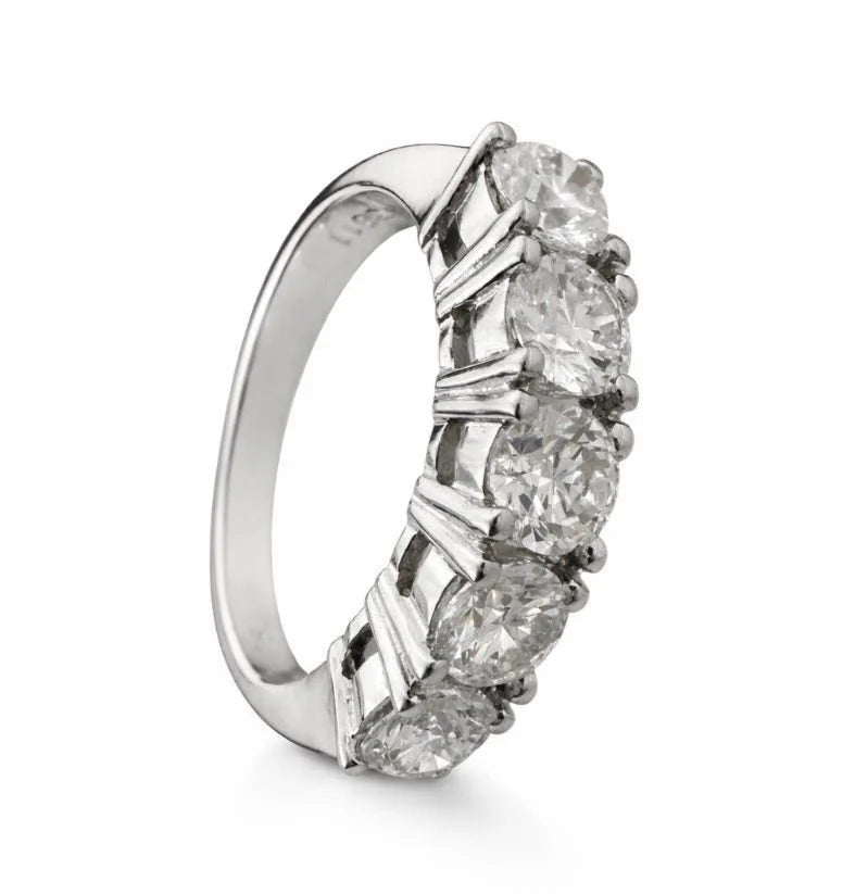 Diamond Crest Ring