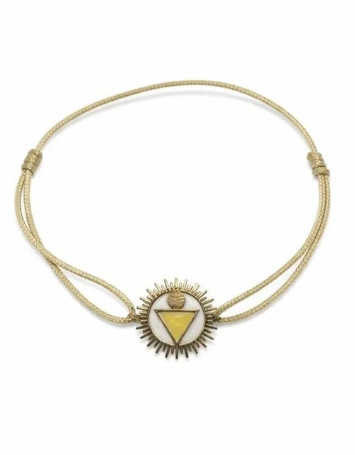 Load image into Gallery viewer, Gold Solar Chakra Bracelet
