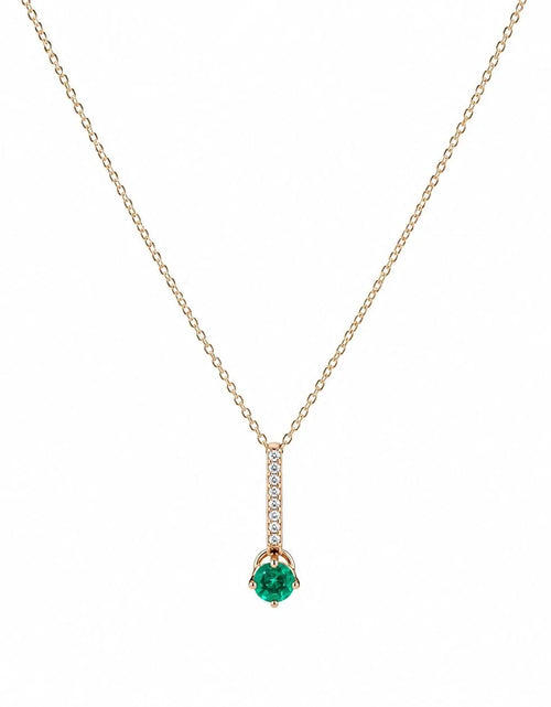 Load image into Gallery viewer, Emerald Drop Necklace

