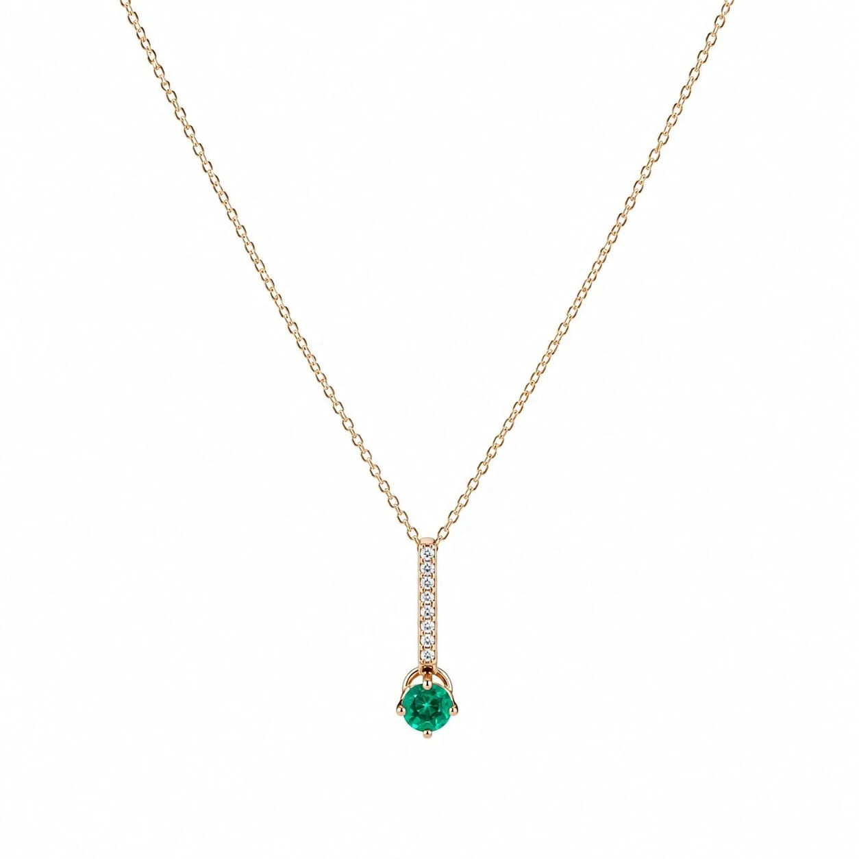 Emerald Drop Necklace