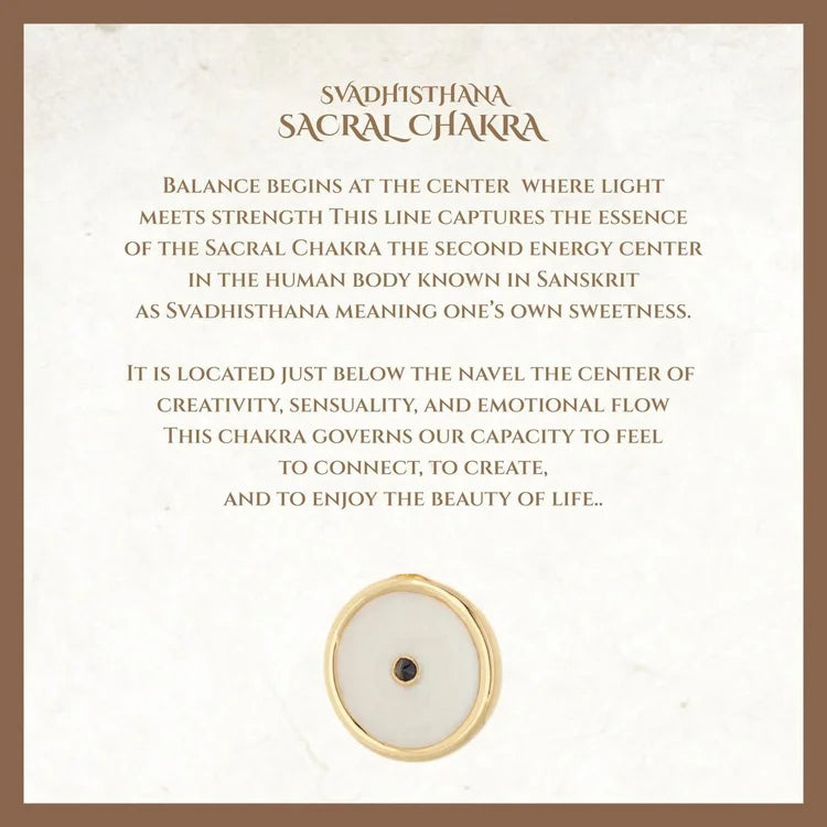 Gold Sacral Chakra Bracelet