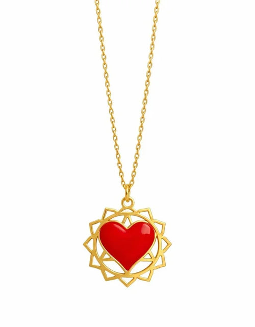 Load image into Gallery viewer, Heart Chakra Necklace

