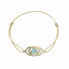 Load image into Gallery viewer, Gold Throat Chakra Bracelet
