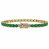 تحميل الصورة إلى عارض المعرض، Emeraldine Emerald Tennis Bracelet
