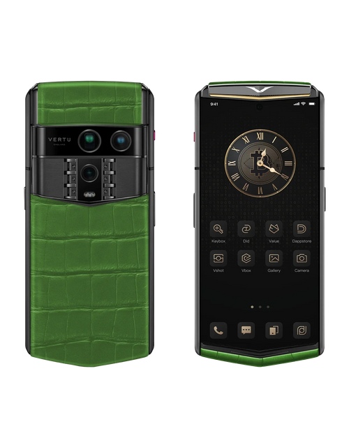 Load image into Gallery viewer, Agent Q Bespoke Alligator Skin Bamboo Green Gold I
