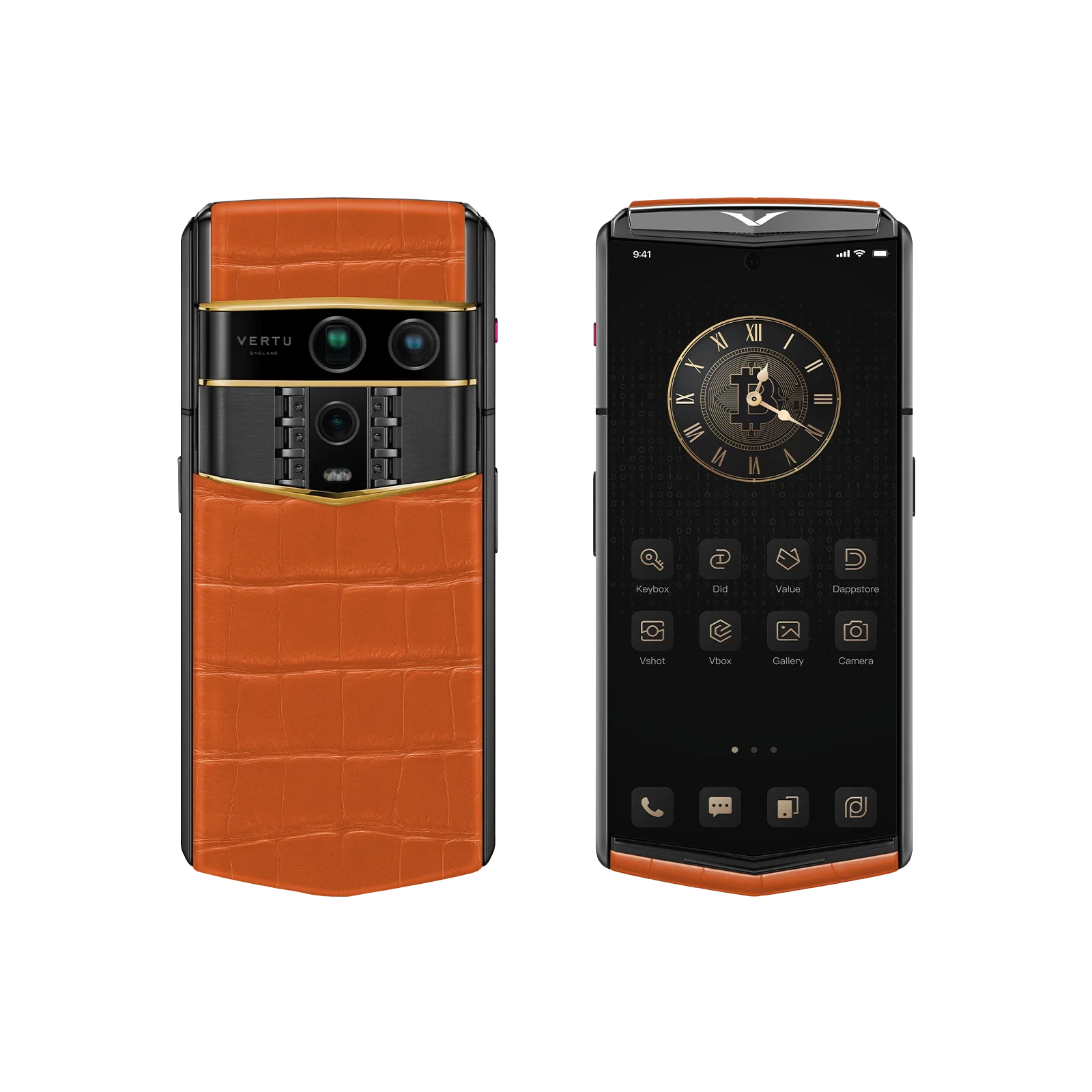 Agent Q Bespoke Alligator Skin Radiant Phoenix Gold III & Diamond