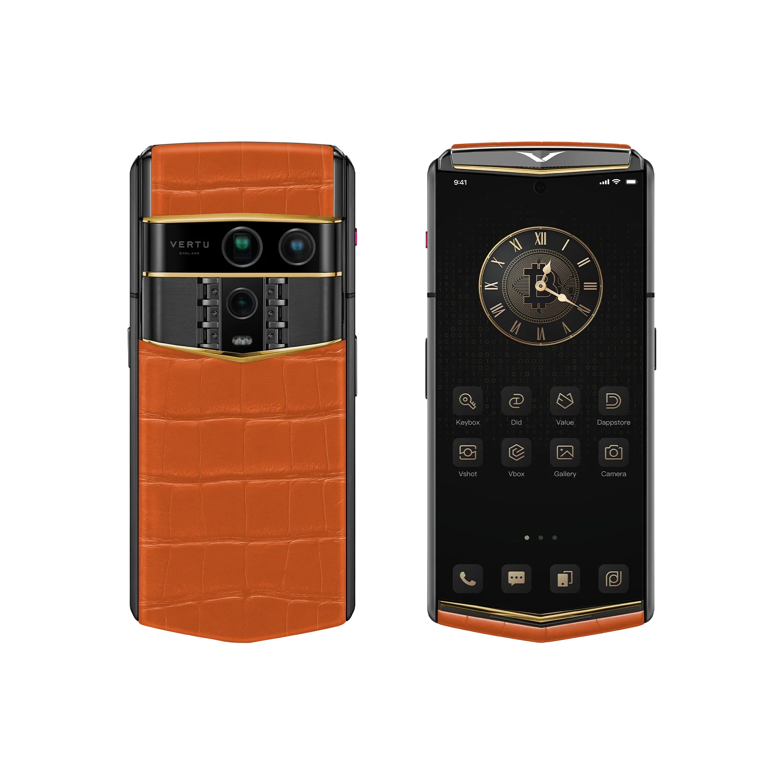 Agent Q Bespoke Alligator Skin Radiant Phoenix Gold III