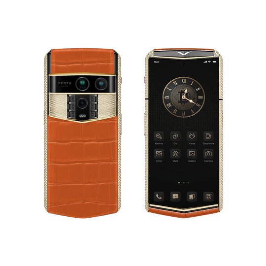 Agent Q Bespoke Alligator Skin Radiant Phoenix Gold & Full Diamond
