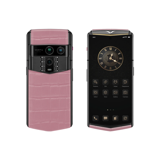 Agent Q Bespoke Alligator Skin Sakura Pink Gold I
