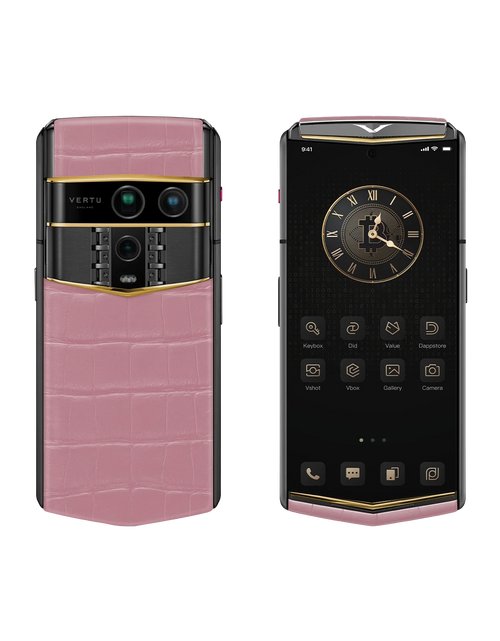 Load image into Gallery viewer, Agent Q Bespoke Alligator Skin Sakura Pink Gold V
