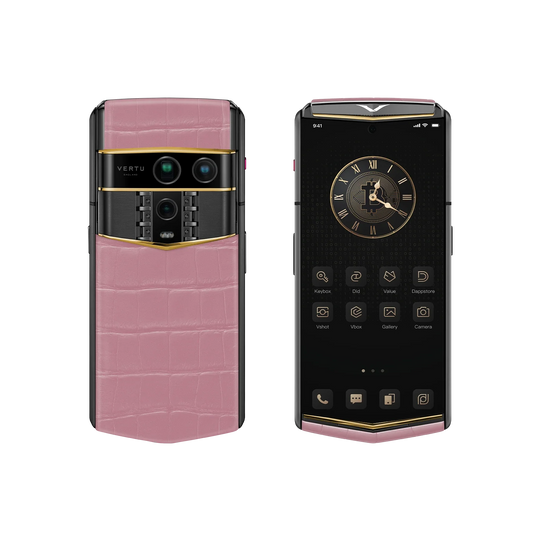 Agent Q Bespoke Alligator Skin Sakura Pink Gold V