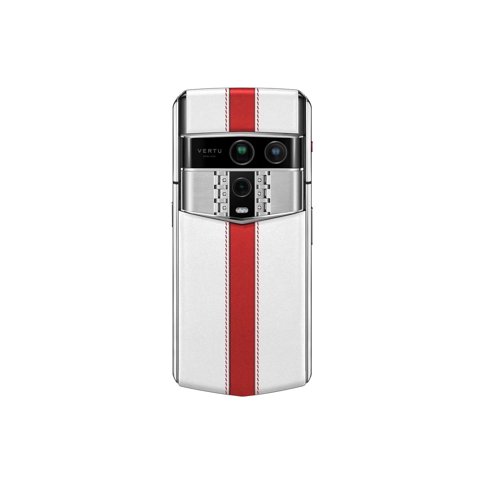 هاتف METAVERTU 2 CALFSKIN WEB3 AI - برتقالي فجر (غطاء فضي)