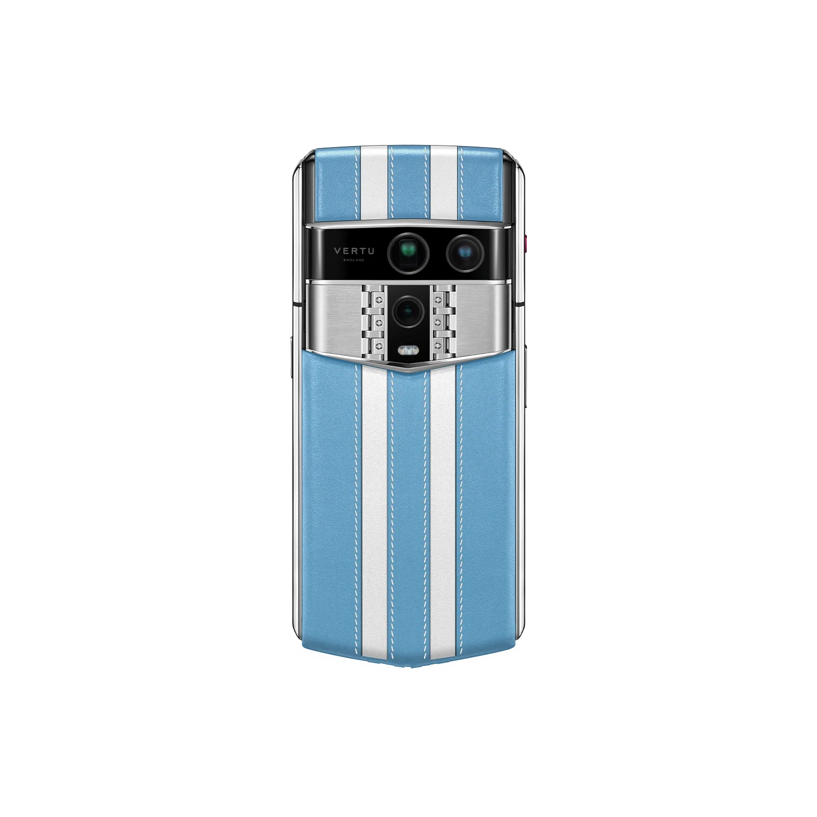هاتف METAVERTU 2 CALFSKIN WEB3 AI - برتقالي فجر (غطاء فضي)