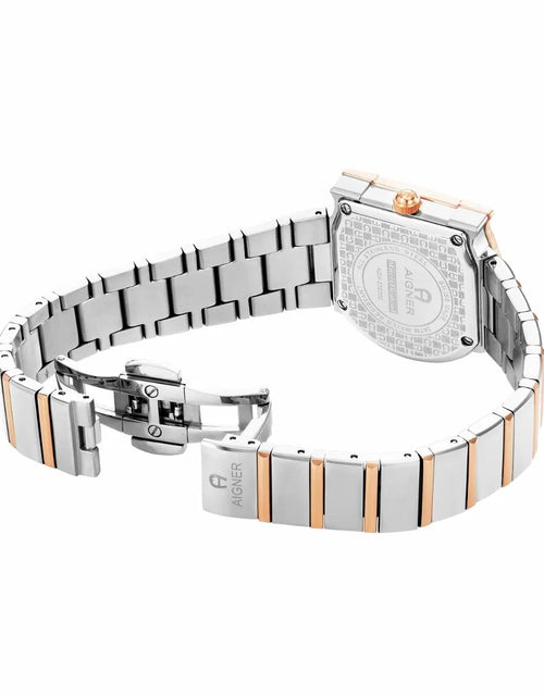 Load image into Gallery viewer, Aigner MATERA ladies diamond watch steel rose gold

