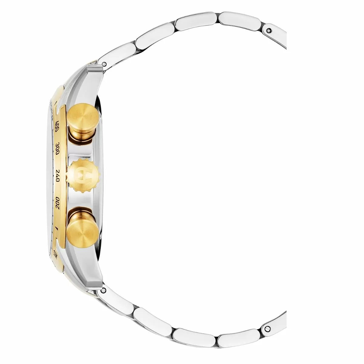 Aigner BENEVENTO men watch steel gold with blue