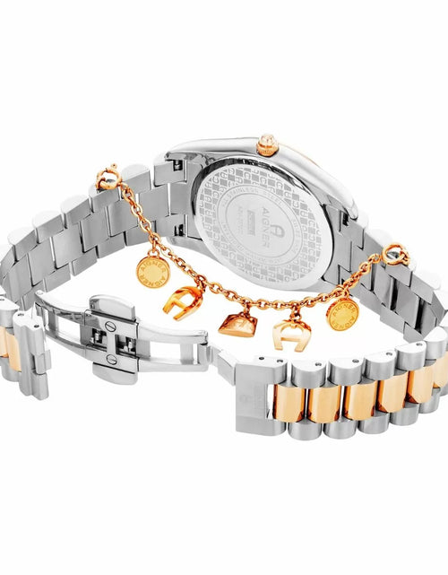 تحميل الصورة إلى عارض المعرض، Aigner SCAFATI ladies watch stainless steel rose gold
