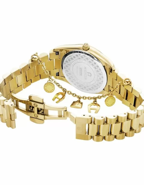 Load image into Gallery viewer, Aigner SCAFATI ladies watch steel gold , Green
