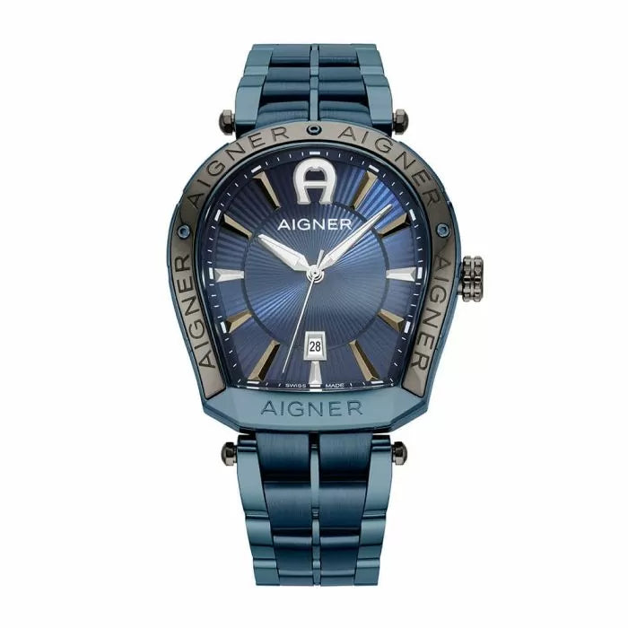 Aigner ROVIGO watch for men stainless steel blue