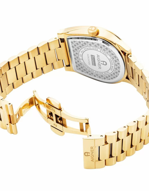 Load image into Gallery viewer, Aigner ROVIGO men watch stainless steel gold with white
