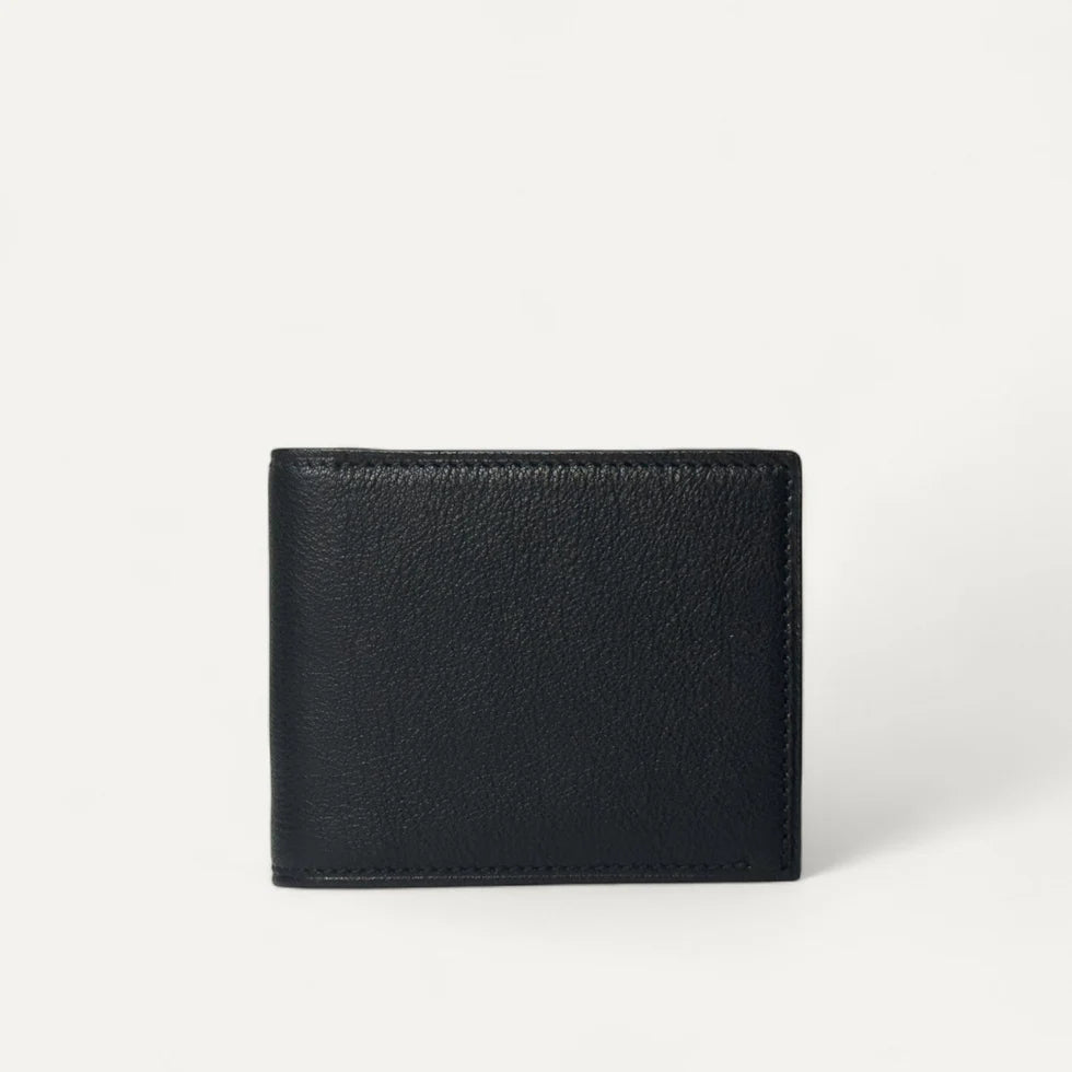 Alden Wallet in Chèvre Leather Black