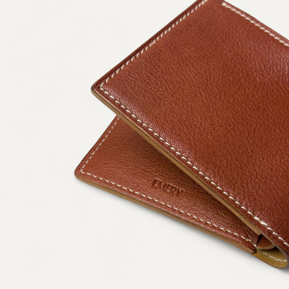 Alden Wallet in Chèvre Leather Brown