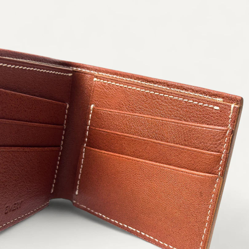 Alden Wallet in Chèvre Leather Brown