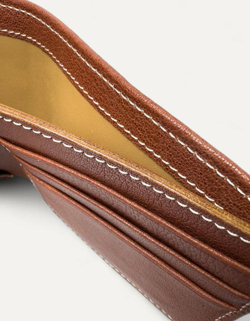 Load image into Gallery viewer, Alden Wallet in Chèvre Leather Brown
