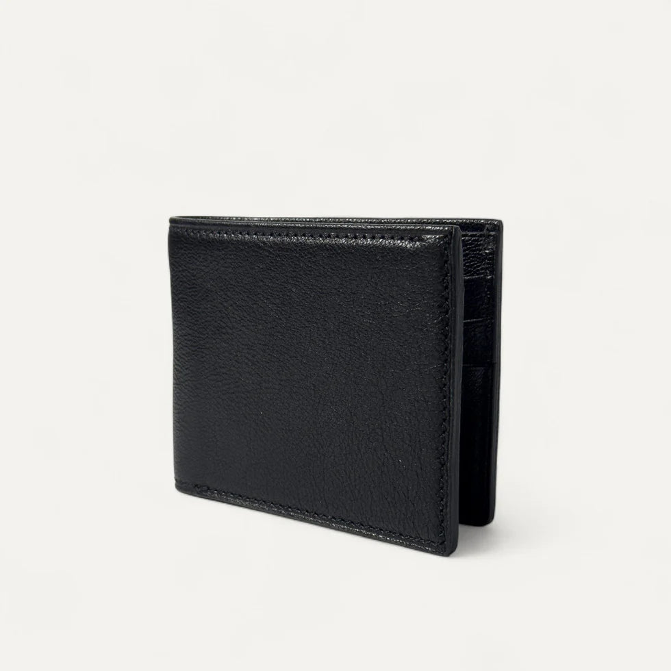 Alden Wallet in Chèvre Leather Black