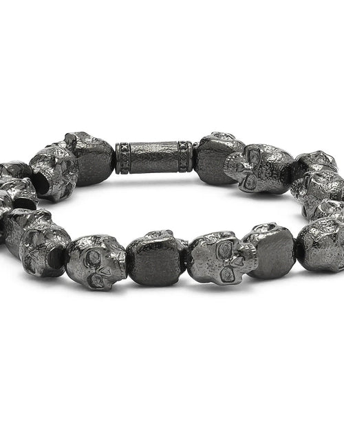 Load image into Gallery viewer, Skulls for Her | Stealth - All Skulls Bracelet
