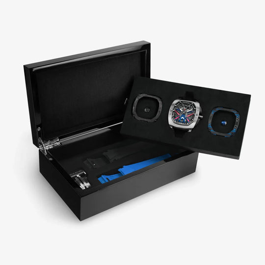Dark Matter 3 -Interchangeable Swiss Automatic Watch Blue Set