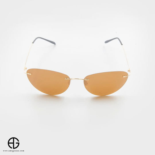 Modern Oval Rimless Sunglasses for women