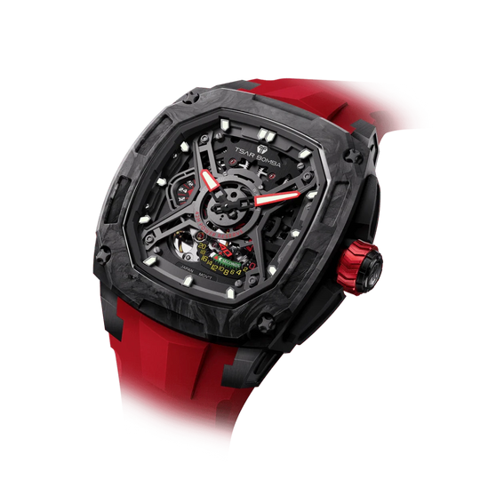 Dark Matter 5 -Automatic Watch Red