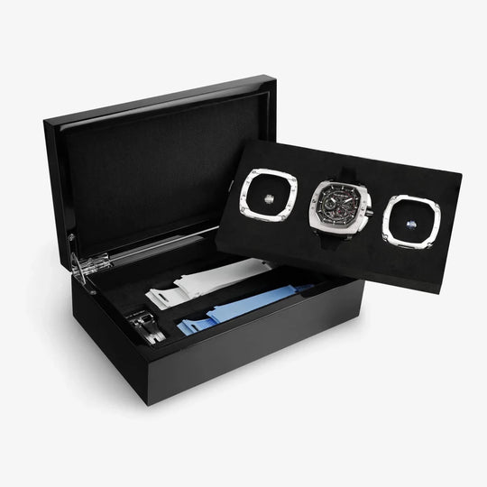 Dark Matter 1-Interchangeable Automatic Watch White Set