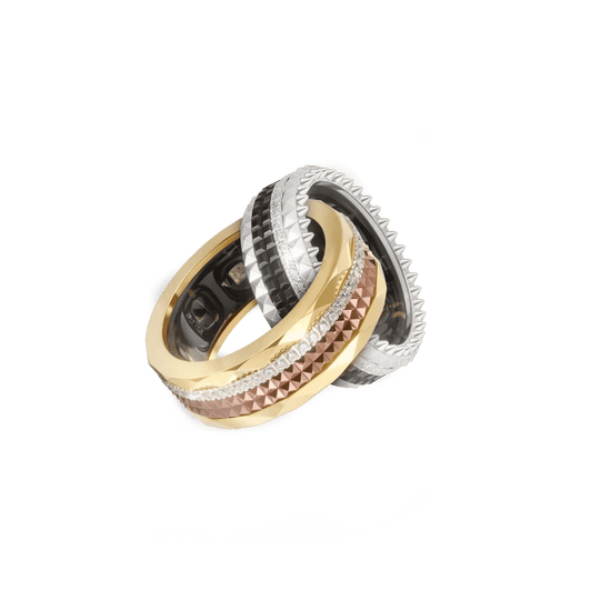 خاتم ألماس Vertu AI - مجموعة خواتم مزدوجة