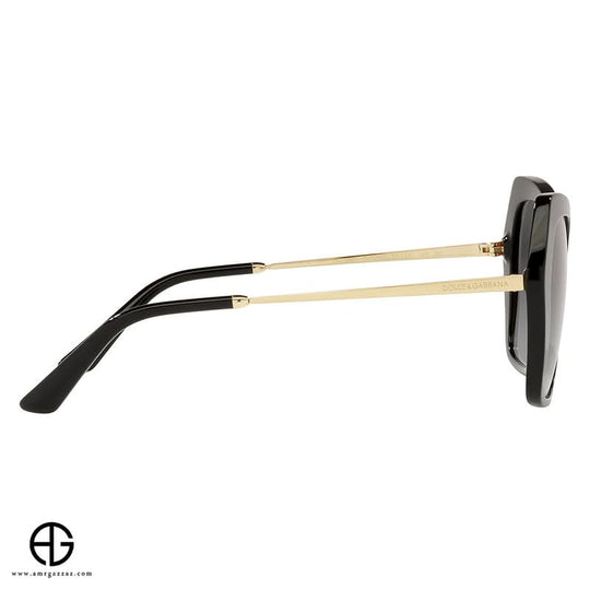 نظارات شمسية دولتشي آند غابانا بتصميم جريء للنساء مقاس 60