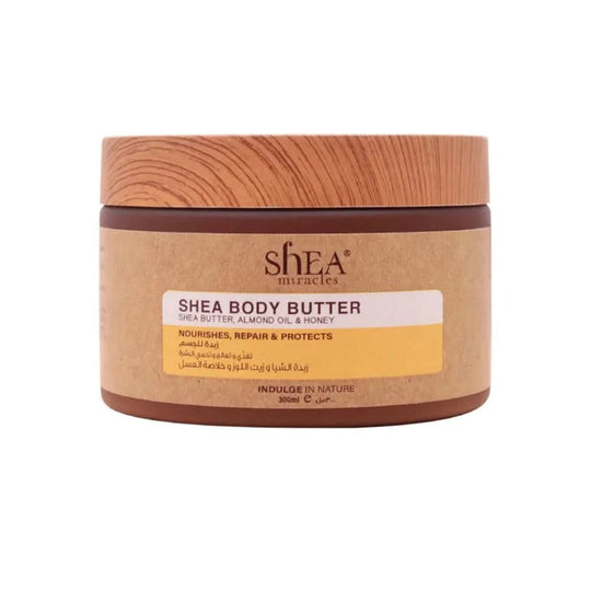 Shea Miracles Body Butter Almond Oil And Honey| 300 Ml - Women's Gold