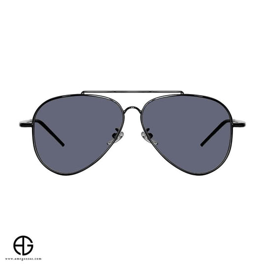 Aviator Edge – Matte Black Classic Sunglasses for men