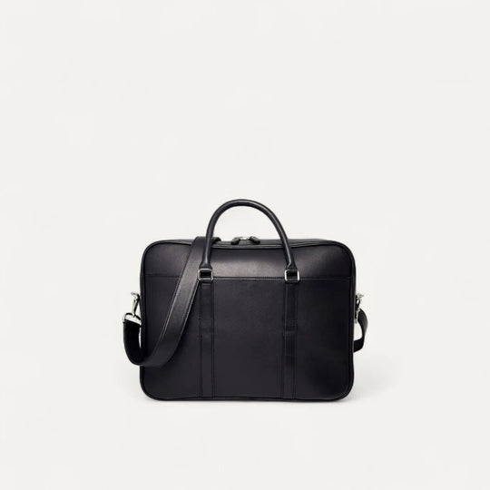 Prestige Briefcase in Calf Leather Black