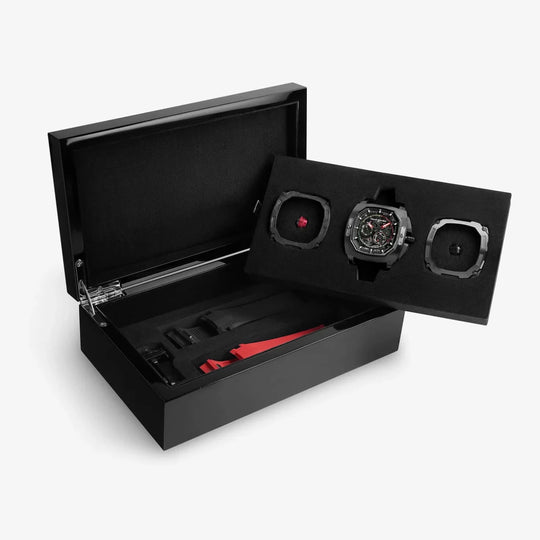 Dark Matter 1-Interchangeable Automatic Watch Black Set