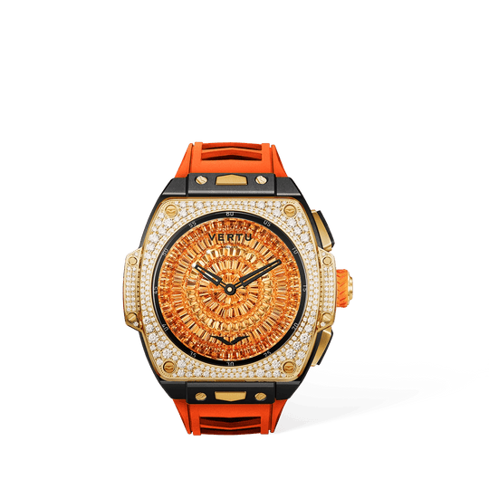 Vertu Grand Watch -Bespoke Gold – 18K Gold with Natual Diamonds