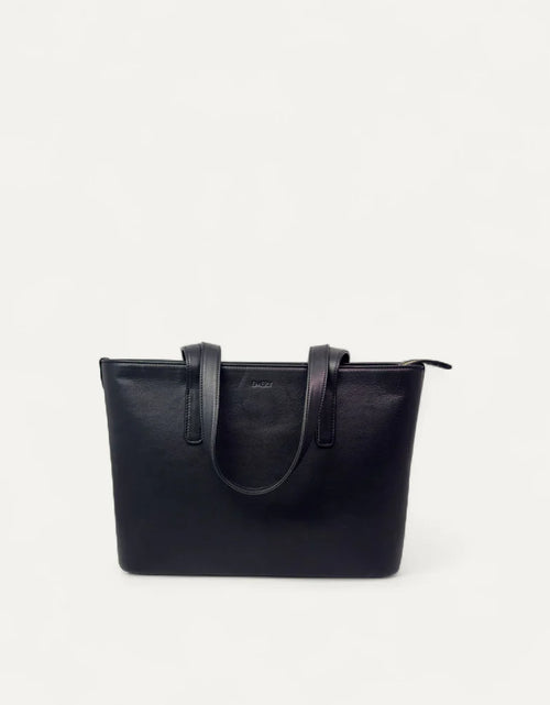 Load image into Gallery viewer, Astrid Tote In Calf Leather Black
