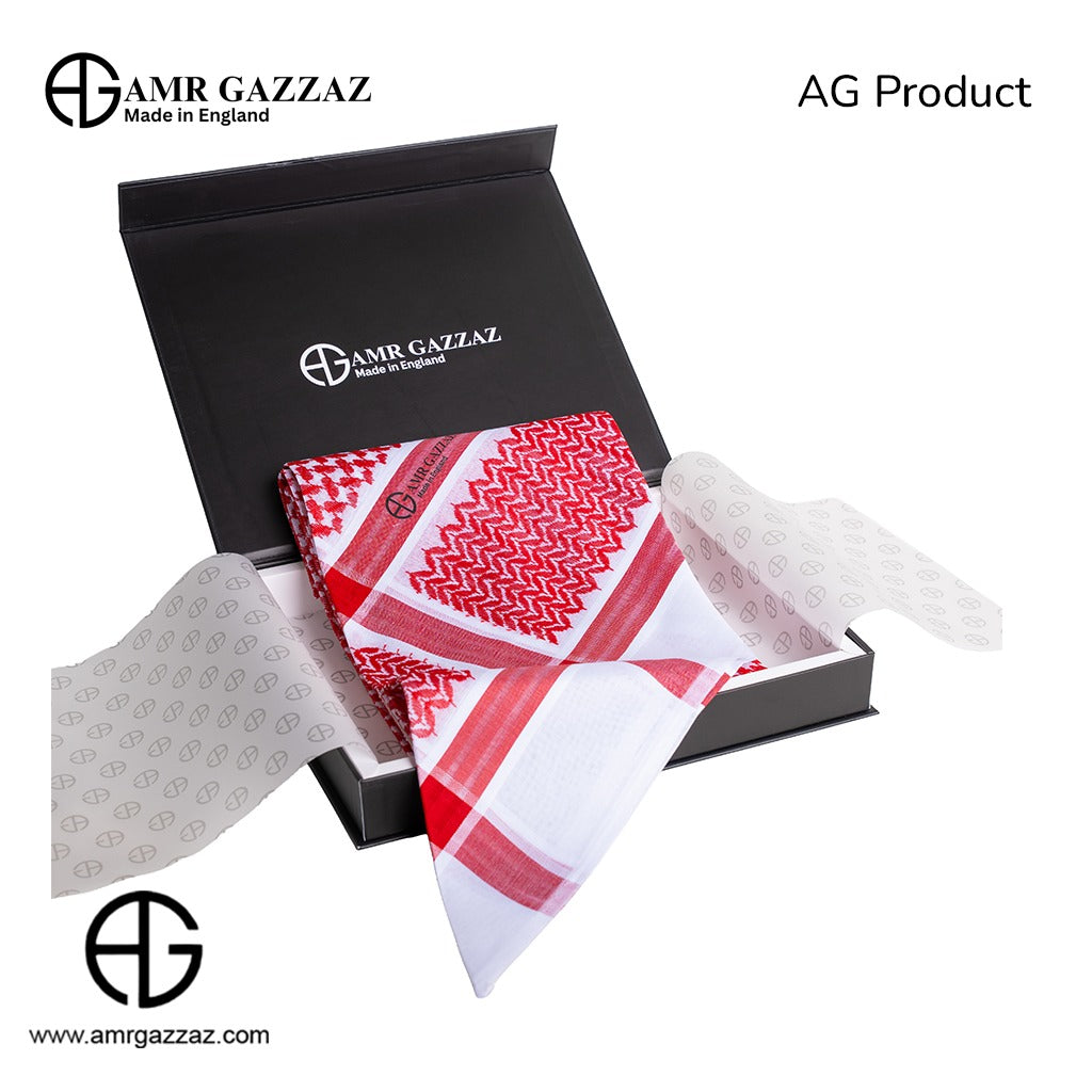 Amr Gazzaz English Shemagh classic red new special 2026