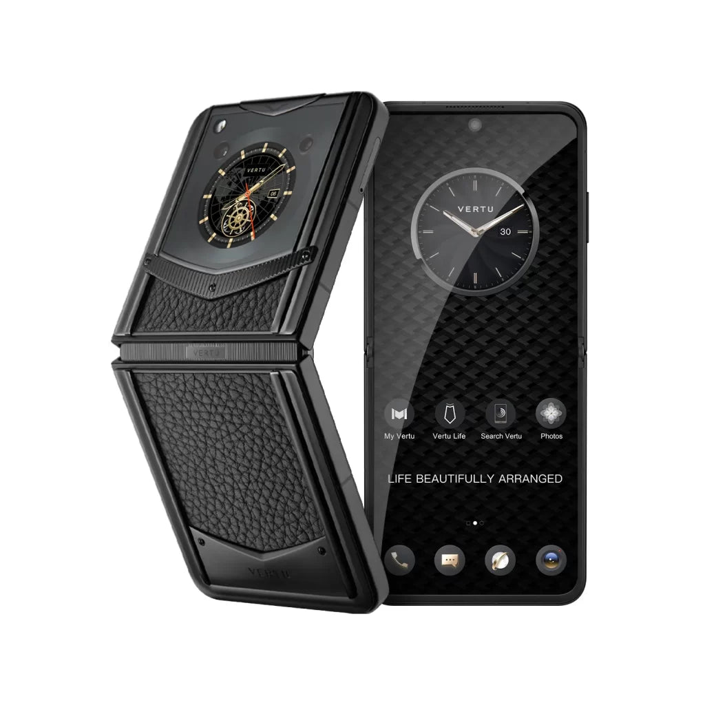 VERTU® IRONFLIP CALFSKIN SERIES-JADE BLACK