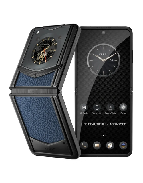 Load image into Gallery viewer, VERTU® IRONFLIP CALFSKIN SERIES-GENTLEMAN BLUE
