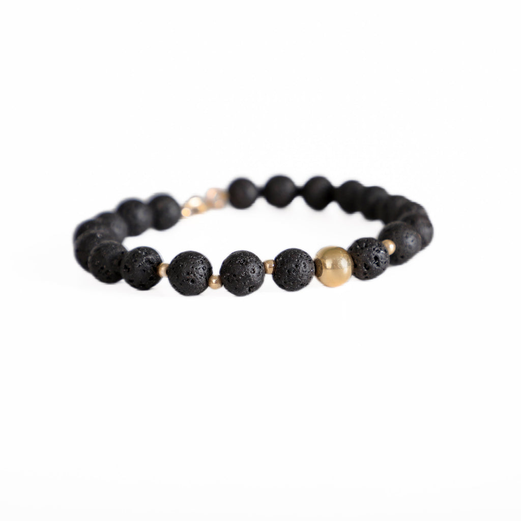 Golden Lava Bracelet