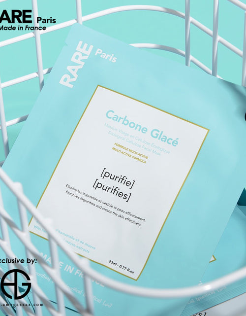 Load image into Gallery viewer, Carbone Glacé Purifying Face Mask 23 mL per sheet mask
