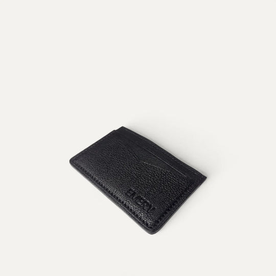 Card Case In Chèvre Leather Black